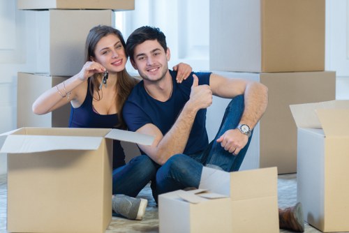 Removal van service in Maida Hill with local residential moving scene