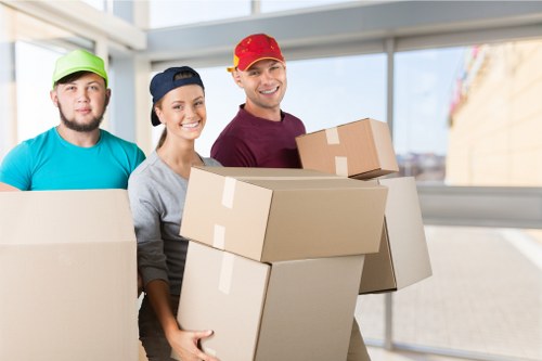 Man and van removal service helping with a local move in Maida Hill