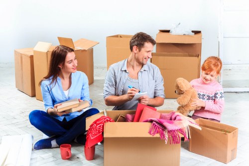 House movers supporting a residential move in Maida Hill