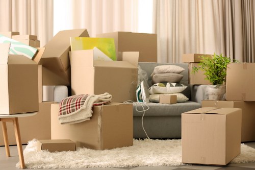 Recycling separation and reuse during a Maida Hill van clearance